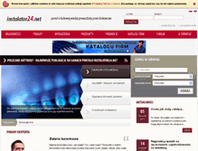 Tablet Screenshot of instalator24.net